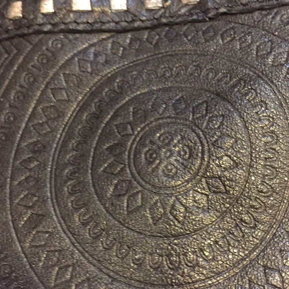 Giani Bernini Black Leather Shoulder Bag - Picture 6 of 10